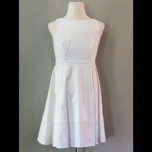 Calvin Klein White Sleeveless Dress